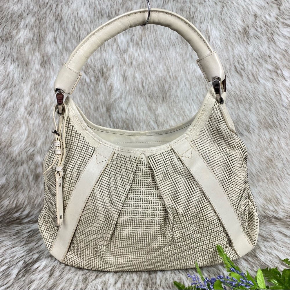 Burberry Prorsum Phoebe Studded Leather Hobo Bag